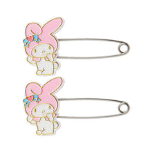 Load image into Gallery viewer, Japan Sanrio Pompompurin / Little Twin Stars / Hello Kitty / My Melody / Cinnamoroll Safety Pin (70&#39;s)
