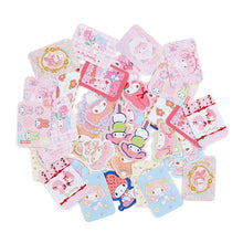 Load image into Gallery viewer, Japan Sanrio Hello Kitty / My Melody / Little Twin Stars / Cinnamoroll / Pochacco / Pompompurin Flake Sticker Seal Pack (Ribbon)
