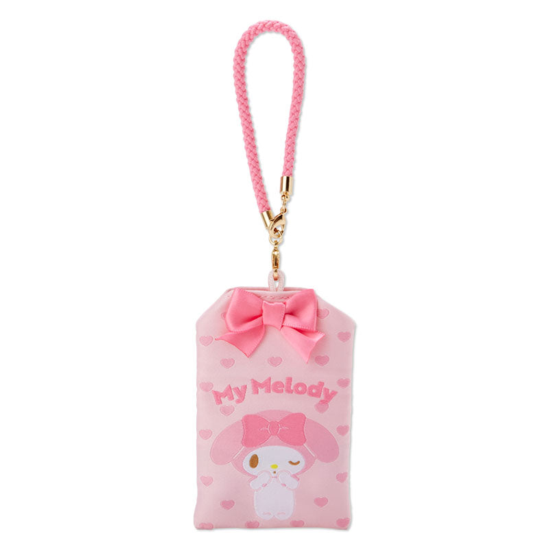 Japan Sanrio Hello Kitty / My Melody / Little Twin Stars / Pompompurin / Cinnamoroll / Pochacco / Kuromi / Hangyodon Omamori Charm Mini Photo Holder Keychain