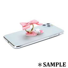 Load image into Gallery viewer, Japan Sanrio Hello Kitty / Cinnamoroll / Pochacco / Pompompurin / My Melody / Kuromi Mobile Ring Holder (Ribbon)
