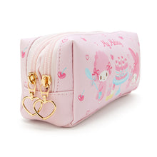 Load image into Gallery viewer, Japan Sanrio Hello Kitty / My Melody / Little Twin Stars / Kuromi / Cinnamoroll / Hangyodon Two Zipper Pencil Case Pen Pouch
