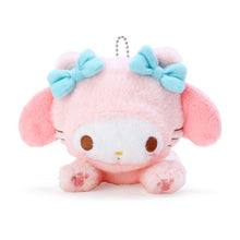 Load image into Gallery viewer, Japan Sanrio Hello Kitty / My Melody / Kuromi / Cinnamoroll / Pompompurin / Pochacco Plush Doll Keychain (Cat)