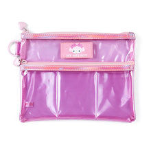 Load image into Gallery viewer, Japan Sanrio Pochacco / Kuromi / Cinnamoroll / My Melody / Hangyodon Clear Two Layer Pencil Case Pen Pouch