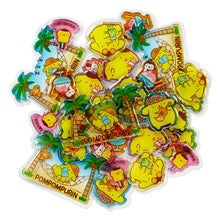Afbeelding in Gallery-weergave laden, Japan Sanrio My Melody / Keroppi / Pompompurin / Hello Kitty / Cinnamoroll / Little Twin Stars Clear Flake Sticker Seal Pack (Summer) 2022 Design