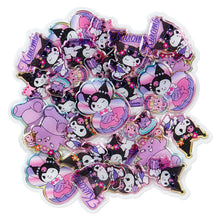 Load image into Gallery viewer, Japan Sanrio Characters Mix / Pochacco / Tuxedo Sam / Kuromi / Cogimyun / Wish Me Mell Clear Flake Sticker Seal Pack (Summer) 2022 Design
