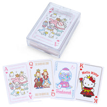 Load image into Gallery viewer, Japan Sanrio Characters Mix / Bad Badtz Maru / Cheery Chums / Pochacco / Little Twin Stars Poker Style Memo Pad with Case
