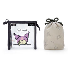 Load image into Gallery viewer, Japan Sanrio Hello Kitty / My Melody / Little Twin Stars / Pompompurin / Cinnamoroll / Tuxedo Sam / Pochacco / Kuromi Clear Pouch & Drawstring Bag (Simple)