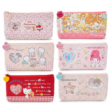 Load image into Gallery viewer, Japan Sanrio Characters Mix / Hello Kitty / My Melody / Little Twin Stars / Marron Cream / Nya Ni Nyu Ne Nyon Pencil Case Pen Pouch (Forever)