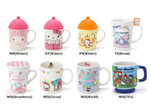 Afbeelding in Gallery-weergave laden, Japan Sanrio Characters Mix / My Melody / Hello Kitty / Pompompurin / Little Twin Stars Ceramic Mug Coffee Cup