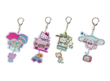 Carregar imagem no visualizador da galeria, Japan Sanrio Little Twin Stars / Hello Kitty / Pochacco / Cinnamoroll Acrylic Keychain (Summer Holiday)