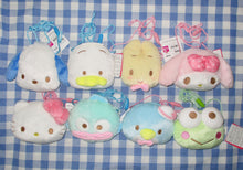 Load image into Gallery viewer, Japan Sanrio Pochacco / Ahiru No Pekkle / Marron Cream / My Melody / Hello Kitty / Tuxedo Sam Neck Plush Coin Case / Coin Purse (Face)