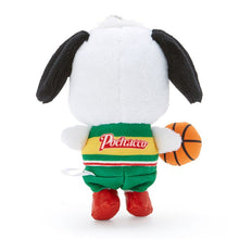 Load image into Gallery viewer, Japan Sanrio Hello Kitty / My Melody / Pompompurin / Cinnamoroll / Pochacco / Kuromi Plush Doll Keychain Mascot Charm (Sport)