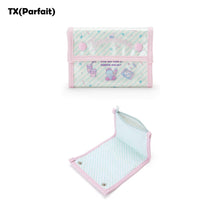 Lade das Bild in den Galerie-Viewer, Japan Sanrio My Melody / Little Twin Stars / Characters Mix / Keroppi / Tuxedo Sam / Marron Cream Coin Case / Tissue Holder / Pouch