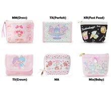 Lade das Bild in den Galerie-Viewer, Japan Sanrio My Melody / Little Twin Stars / Characters Mix / Keroppi / Tuxedo Sam / Marron Cream Coin Case / Tissue Holder / Pouch