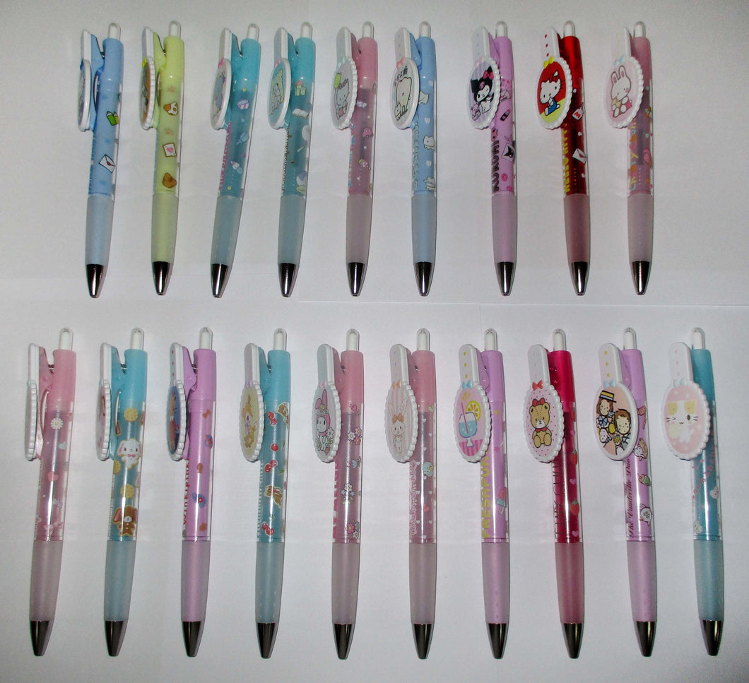 Japan Sanrio Characters Mix My Melody / Wish Me Mell / Hummingmint / Sugarbunnies / Sweet Piano / Marumofubiyori OPT Ballpoint Pen