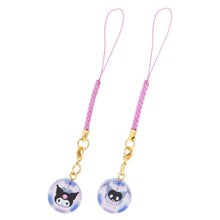 Carregar imagem no visualizador da galeria, Japan Sanrio Hello Kitty / My Melody / Pompompurin / Cinnamoroll / Kuromi / Tuxedo Sam Mini Mirror Mascot Charm Drawstring Bag Set