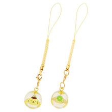 Carregar imagem no visualizador da galeria, Japan Sanrio Hello Kitty / My Melody / Pompompurin / Cinnamoroll / Kuromi / Tuxedo Sam Mini Mirror Mascot Charm Drawstring Bag Set