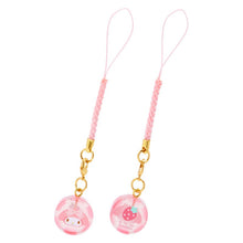 Carregar imagem no visualizador da galeria, Japan Sanrio Hello Kitty / My Melody / Pompompurin / Cinnamoroll / Kuromi / Tuxedo Sam Mini Mirror Mascot Charm Drawstring Bag Set