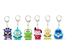 Load image into Gallery viewer, Japan Sanrio Bad Badtz Maru / Hangyodon / Keroppi / Pochacco / Pekkle / Tuxedo Sam PVC Mascot Keychain (Hero)