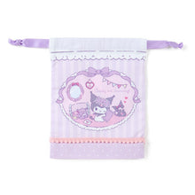 Load image into Gallery viewer, Japan Sanrio Hello Kitty / My Melody / Little Twin Stars / Cinnamoroll / Pochacco / Kuromi / Tuxedo Sam / Marron Cream Drawstring Bag (S)
