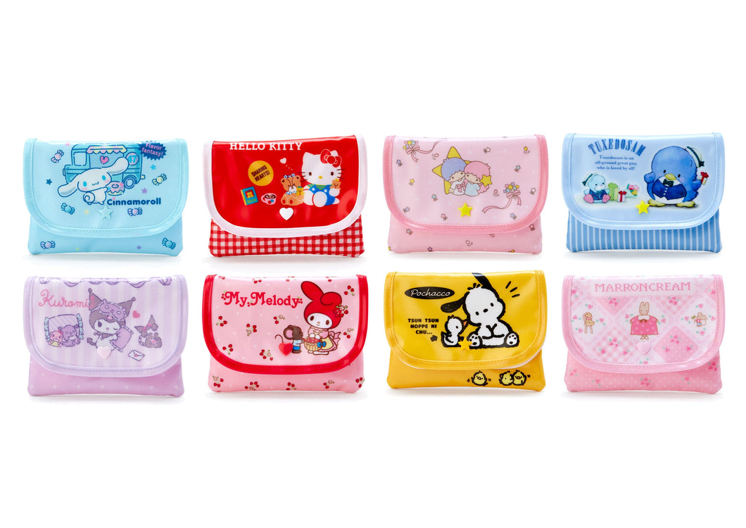 Japan Sanrio Hello Kitty / My Melody / Little Twin Stars / Cinnamoroll / Pochacco / Kuromi / Tuxedo Sam / Marron Cream Coin Purse Tissue Case