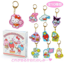 Carregar imagem no visualizador da galeria, Japan Sanrio Hello Kitty / My Melody / Kuromi / Cinnamoroll / Little Twin Stars / Hangyodon / Cheery Chums Acrylic Keychain (Cheerleader)