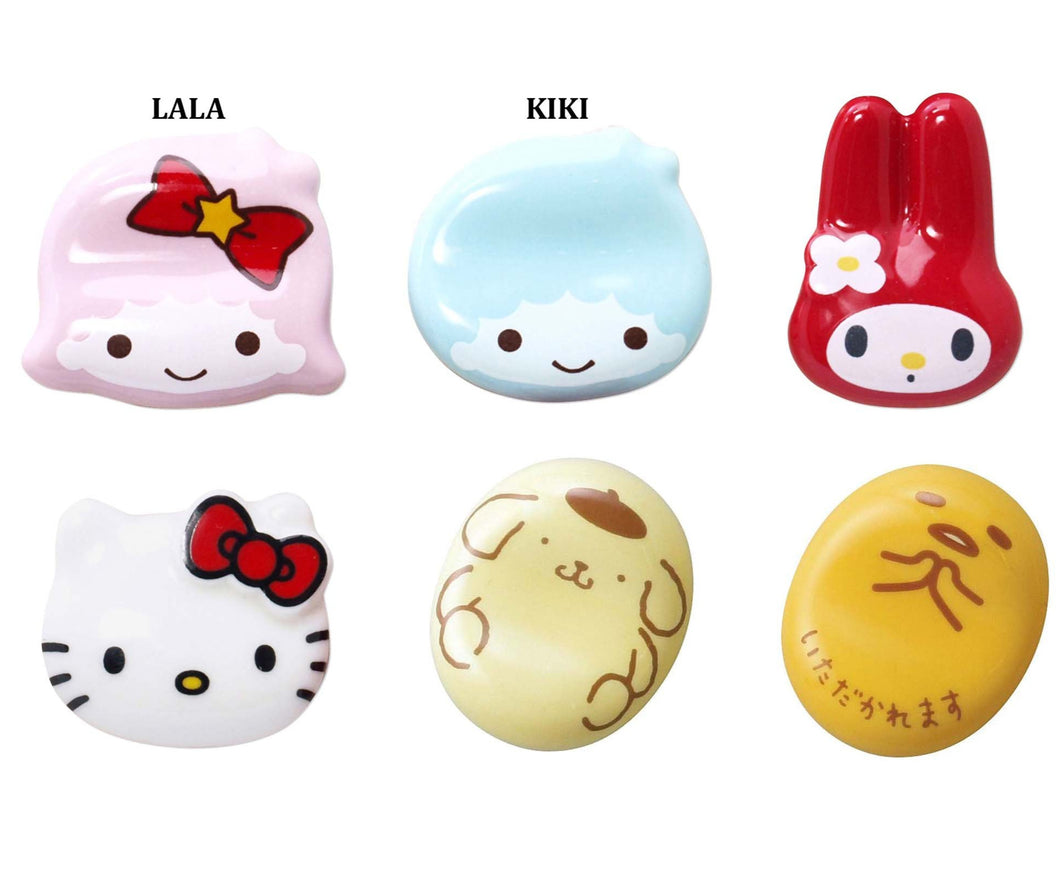 Japan Sanrio Hello Kitty / My Melody / Little Twin Stars / Pompompurin / Gudetama Ceramic Chopsticks Rest Stand Holder