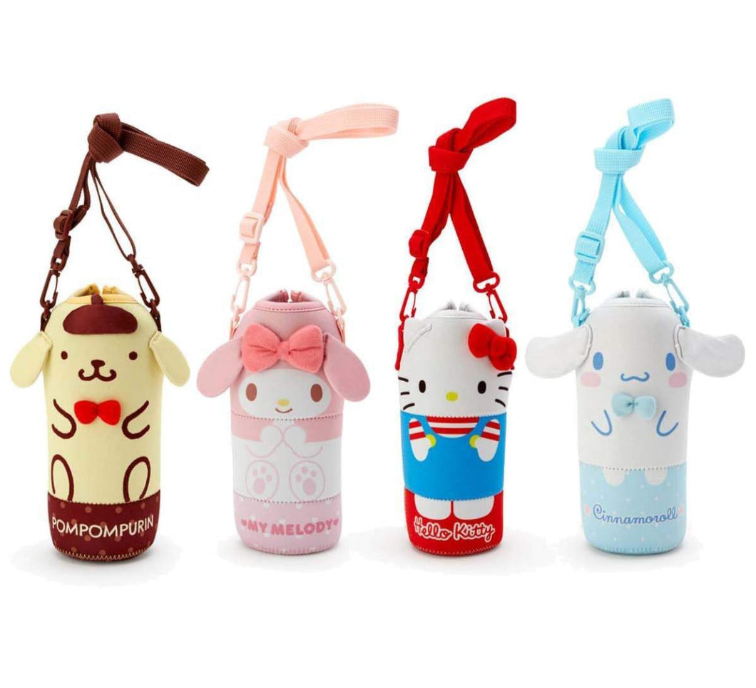 Japan Sanrio Hello Kitty / My Melody / Pompompurin / Cinnamoroll Shoulder Bottle Cover