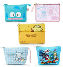 Load image into Gallery viewer, Japan Sanrio Characters Mix / Pompompurin / Hangyodon / Little Twin Stars / Pochacco Pouch
