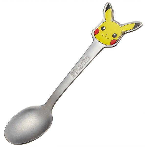 Japan Pokemon Pikachu Stainless Steel Small Spoon / Fork