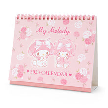 Lade das Bild in den Galerie-Viewer, Japan Sanrio Characters Mix / Pochacoo / My Melody / Kuromi / Little Twin Stars / Hello Kitty / Keroppi / Gudetama / Tuxedo Sam / Pompompurin / Cinnamoroll 2023 Desk Calendar
