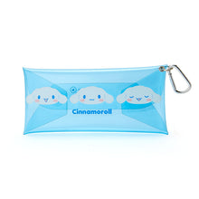 Cargar imagen en el visor de la galería, Japan Sanrio Small Pouch / Pencil Case with Carabiner (mini face)