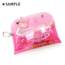 Cargar imagen en el visor de la galería, Japan Sanrio Small Pouch / Pencil Case with Carabiner (mini face)