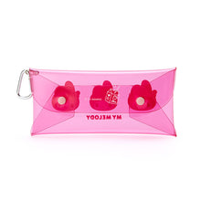 Cargar imagen en el visor de la galería, Japan Sanrio Small Pouch / Pencil Case with Carabiner (mini face)