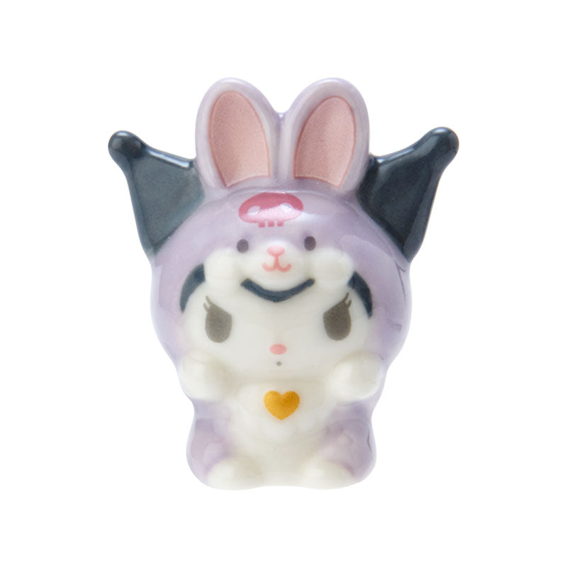 Japan Sanrio  Pompompurin / Pochacco / Hello Kitty / Kuromi / Cinnamoroll / My Melody / Hangyodon / Bad Badtz Maru Mini Ceramic Decoration (Fairy Rabbit)