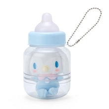 Load image into Gallery viewer, Japan Sanrio Hello Kitty / My Melody / Pompompurin / Cinnamoroll / Pochacco / Tuxedo Sam / Kuromi / Hangyodon Plush Doll Keychain (Milk Bottle)