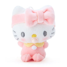 Load image into Gallery viewer, Japan Sanrio Hello Kitty / My Melody / Pompompurin / Cinnamoroll / Pochacco / Tuxedo Sam / Kuromi / Hangyodon Plush Doll Keychain (Milk Bottle)