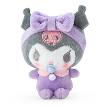 Load image into Gallery viewer, Japan Sanrio Hello Kitty / My Melody / Pompompurin / Cinnamoroll / Pochacco / Tuxedo Sam / Kuromi / Hangyodon Plush Doll Keychain (Milk Bottle)