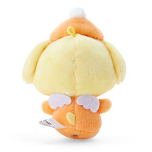 Load image into Gallery viewer, Japan Sanrio Hello Kitty / My Melody / Pompompurin / Cinnamoroll / Pochacco / Tuxedo Sam / Kuromi / Hangyodon Plush Doll Keychain (Milk Bottle)