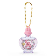 Load image into Gallery viewer, Japan Sanrio Hello Kitty / My Melody / Little Twin Stars / Tuxedo Sam / Cinnamoroll / Marron Cream Perfume Style Mascot Keychain
