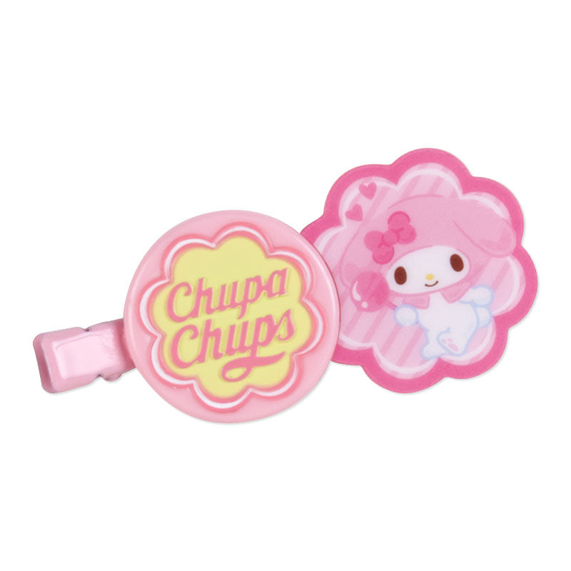 Japan Sanrio Pochacco / Cinnamoroll / Hello Kitty / My Melody / Kuromi / Pompompurin / Tuxedo Sam / Hangyodon Hair Clip Blind Box (Chupa Chups)