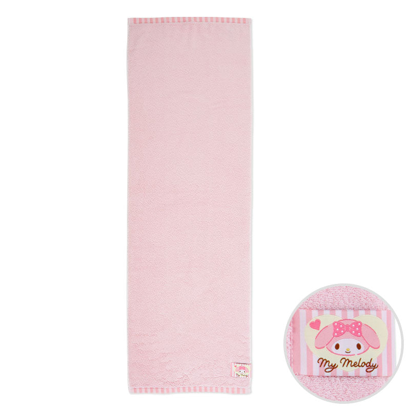 Japan Sanrio Cinnamoroll / Hello Kitty / My Melody / Kuromi / Pochacco / Tuxedo Sam Reversible Towel