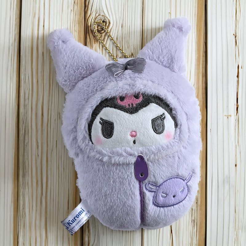 Sanrio Characters in Sleeping Bag Mascot Plush Kuromi