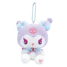 Lade das Bild in den Galerie-Viewer, Japan Sanrio Kuromi Plush Doll Keychain (Twinprism)
