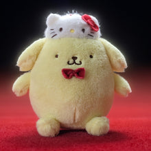 Lade das Bild in den Galerie-Viewer, Japan Sanrio My Melody / Kuromi / Pompompurin / Cinnamoroll / Pochacco / Hangyodon Plush Doll Keychain (Hello Kitty 50th Anniversary)
