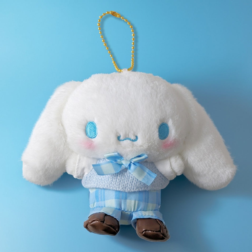 Japan Sanrio Plush Doll Keychain (Retro Uniform)