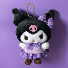 Cargar imagen en el visor de la galería, Japan Sanrio Plush Doll Keychain (Retro Uniform)
