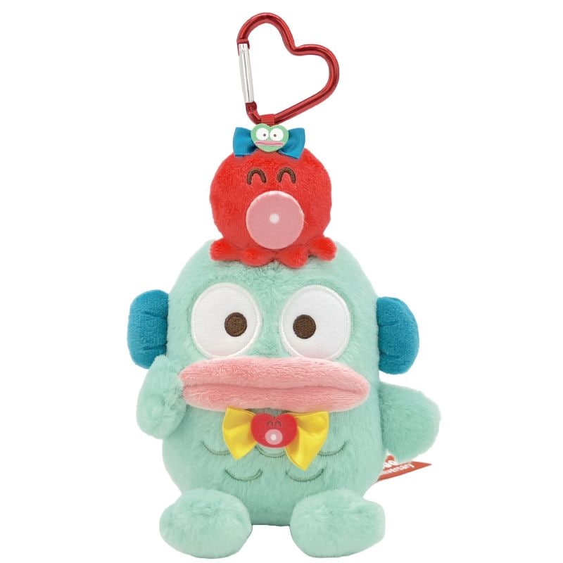 Japan Sanrio Hangyodon Plush Doll Keychain (40th Anniversary)