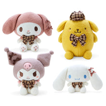 Lade das Bild in den Galerie-Viewer, Japan Sanrio Pompompurin / Cinnamoroll / My Melody / Kuromi Plush Doll Soft Toy (Gingham Ribbon / M)
