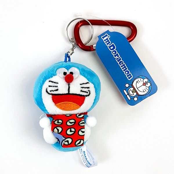 Japan Doraemon Carabiner Plush Doll Keychain